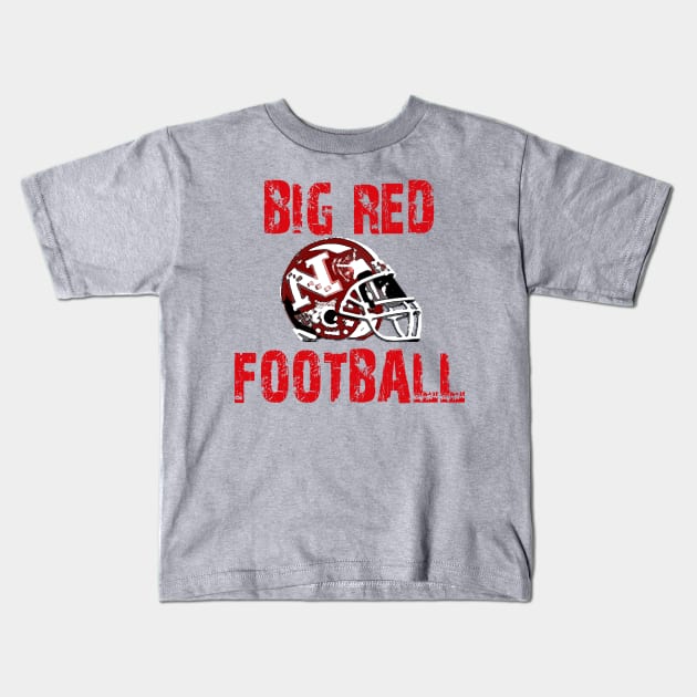 North Attleboro Football Helmet T-Shirt Kids T-Shirt by ArmChairQBGraphics